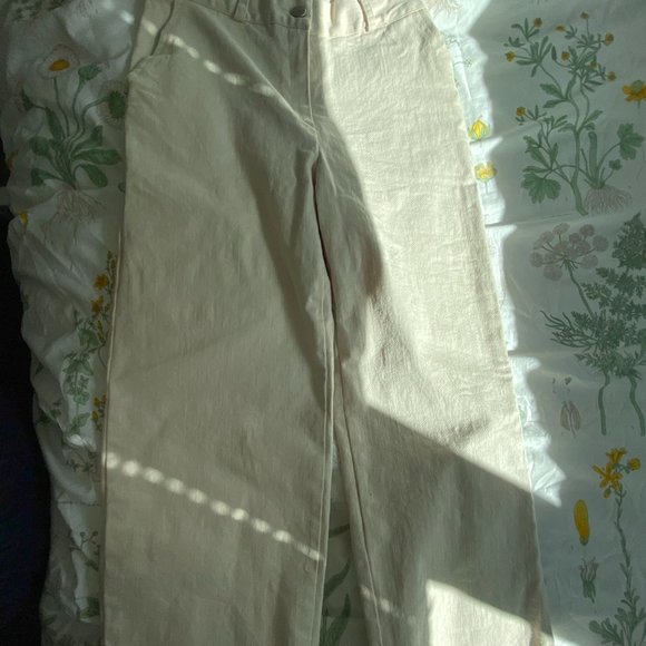 OAK + FORT Cream Pant K001 - Picture 2 of 3